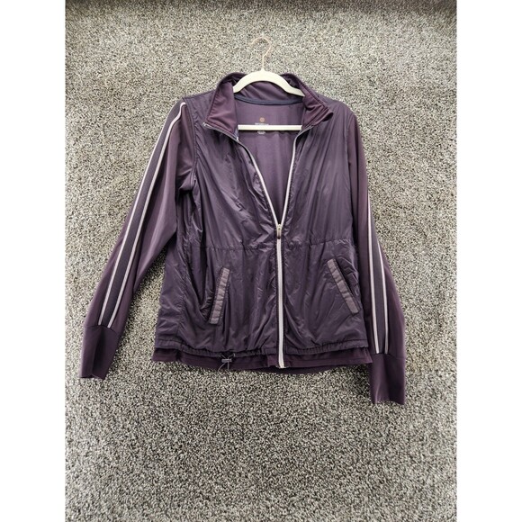 Tangerine Dark Purple Small Fall Spring Zip Up Jacket 9.6676 - Picture 1 of 5